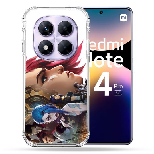 Coque Renforcée Pour Xiaomi Redmi Note 14 PRO 5G Arcane Jinx Sœur