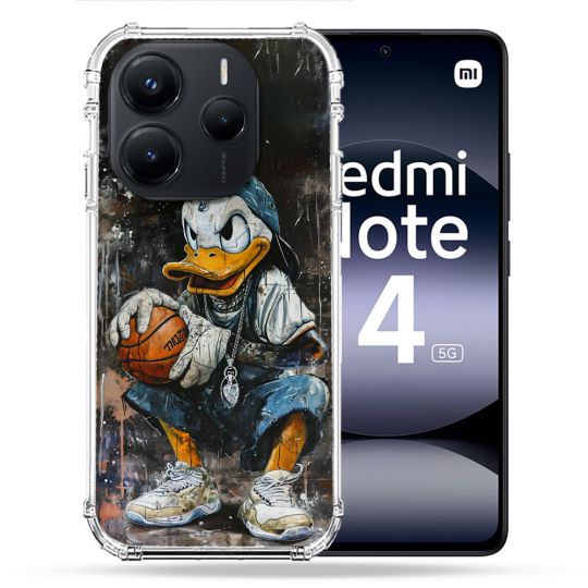 Coque Renforcée Pour Xiaomi Redmi Note 14 5G Street Art Donald Duck