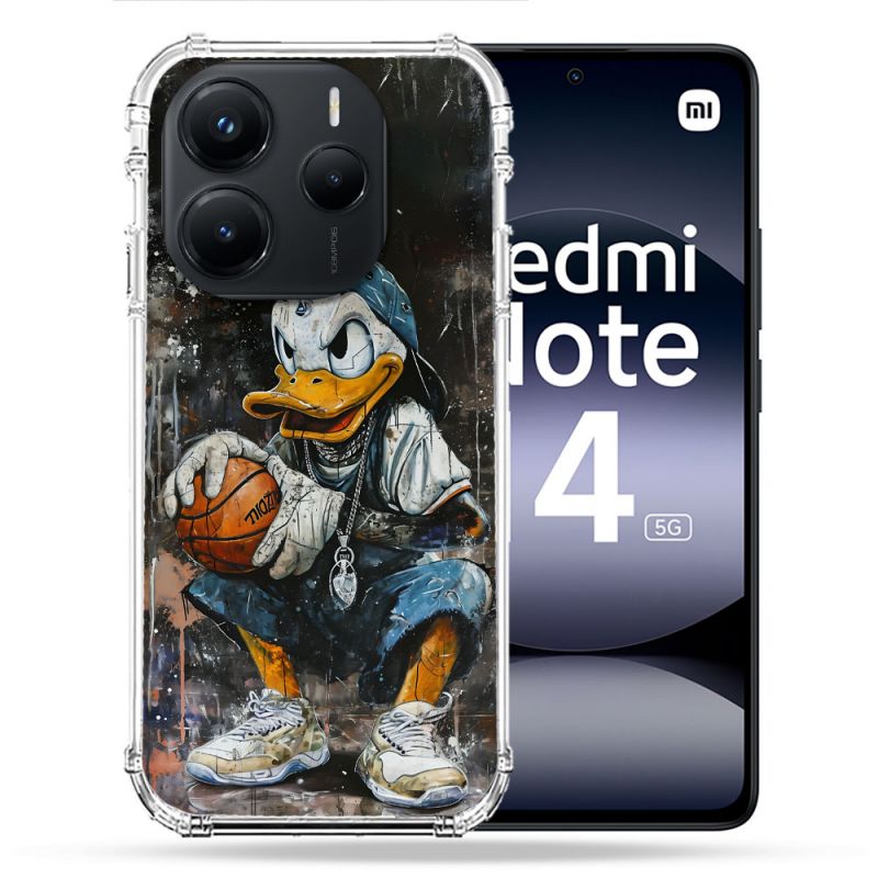 Coque Renforcée Pour Xiaomi Redmi Note 14 5G Street Art Donald Duck