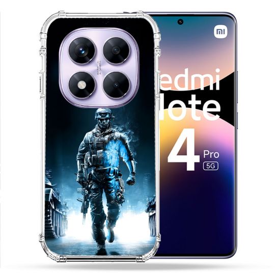 Coque Renforcée Pour Xiaomi Redmi Note 14 PRO 5G Call Of Duty Guerrier