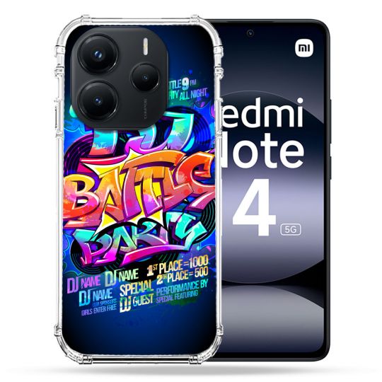 Coque Renforcée Pour Xiaomi Redmi Note 14 5G Street Art Rap