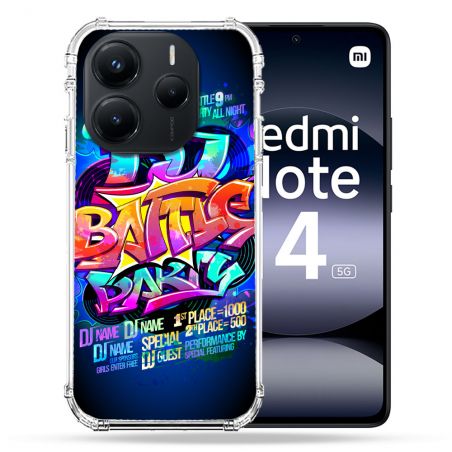Coque Renforcée Pour Xiaomi Redmi Note 14 5G Street Art Rap