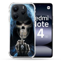 Coque Renforcée Pour Xiaomi Redmi Note 14 5G Tete de Mort Doigt