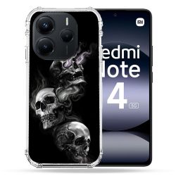 Coque Renforcée Pour Xiaomi Redmi Note 14 5G Tete de Mort Triple