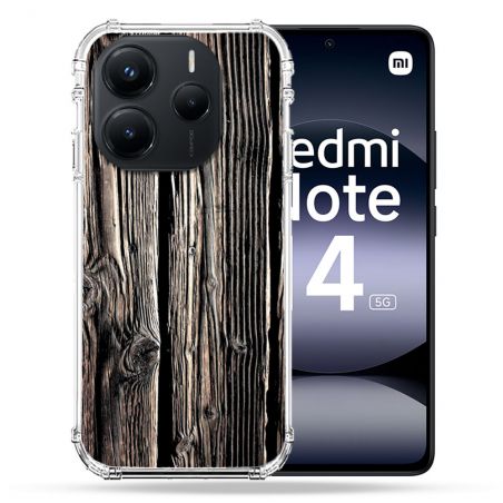 Coque Renforcée Pour Xiaomi Redmi Note 14 5G Texture Bois