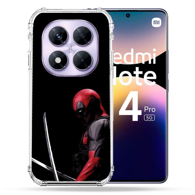Coque Renforcée Pour Xiaomi Redmi Note 14 PRO 5G Deadpool Epee