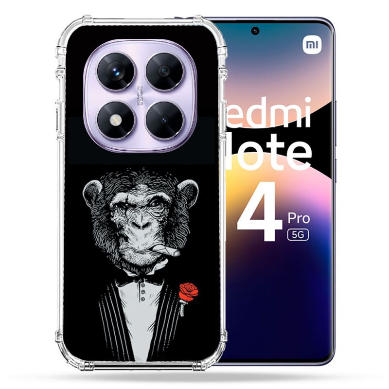 Coque Renforcée Pour Xiaomi Redmi Note 14 PRO 5G Decale Singe Mafia