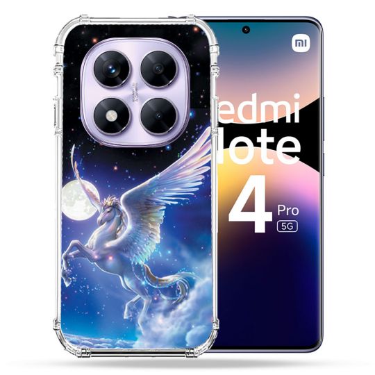 Coque Renforcée Pour Xiaomi Redmi Note 14 PRO 5G Fantastique Licorne Céleste