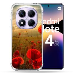 Coque Renforcée Pour Xiaomi Redmi Note 14 PRO 5G Fleur Coquelicot