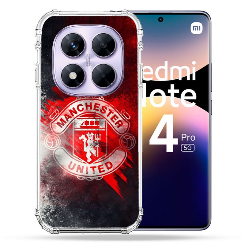 Coque Renforcée Pour Xiaomi Redmi Note 14 PRO 5G Foot Manchester United