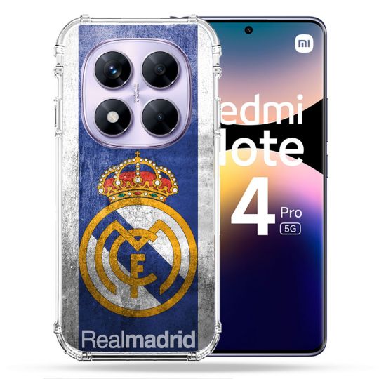Coque Renforcée Pour Xiaomi Redmi Note 14 PRO 5G Foot Real Madrid