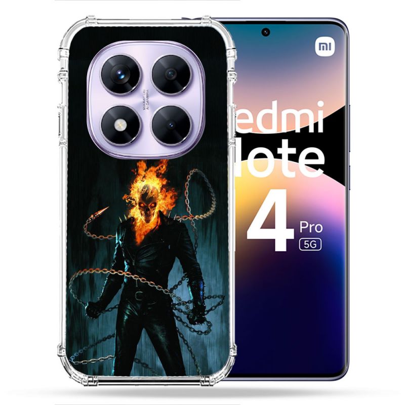 Coque Renforcée Pour Xiaomi Redmi Note 14 PRO 5G Ghost Rider
