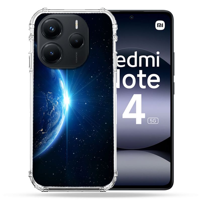 Coque Renforcée Pour Xiaomi Redmi Note 14 5G Univers Planete Terre