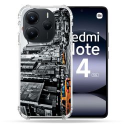 Coque Renforcée Pour Xiaomi Redmi Note 14 5G Voyage Amerique USA New York Taxi
