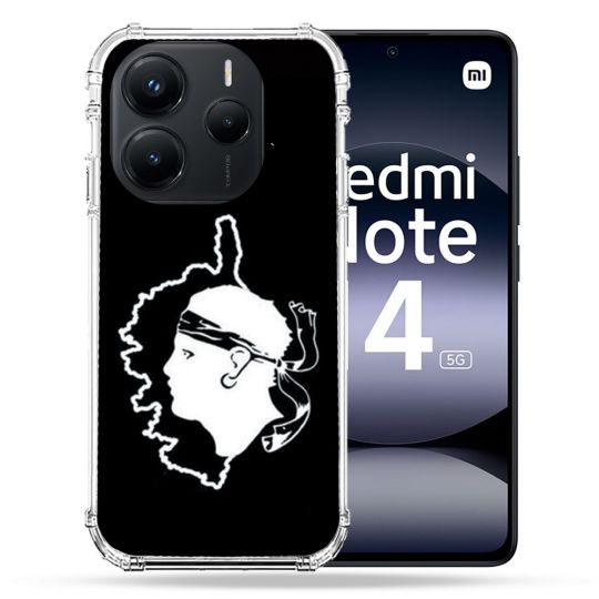 Coque Renforcée Pour Xiaomi Redmi Note 14 5G Voyage Corse Noir