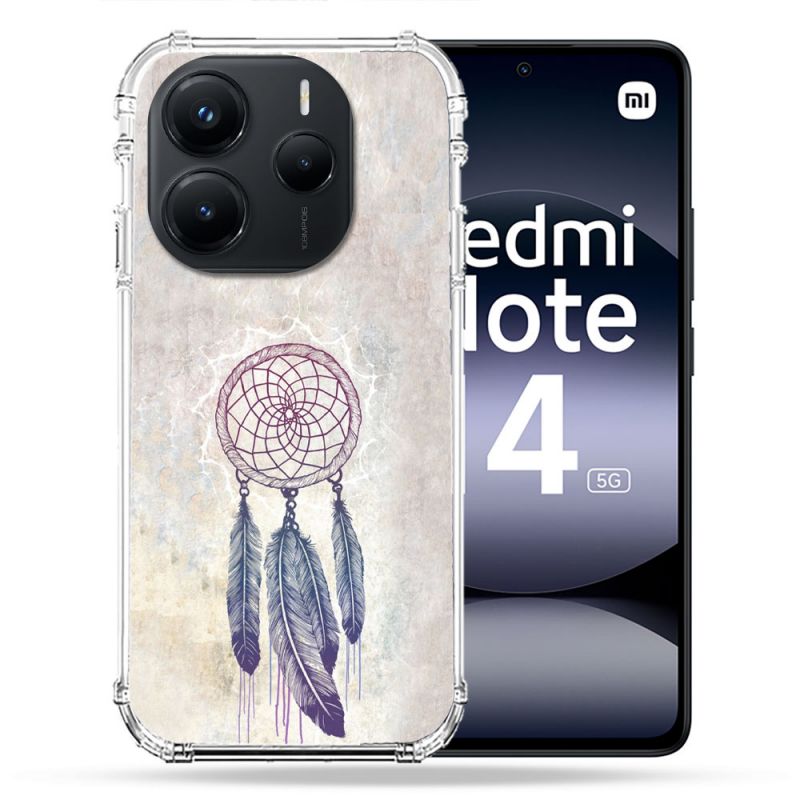 Coque Renforcée Pour Xiaomi Redmi Note 14 5G Zen Attrape Reve Blanc