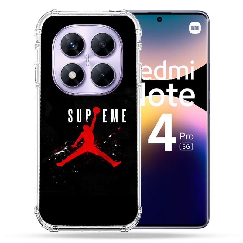 Coque Renforcée Pour Xiaomi Redmi Note 14 PRO 5G Jordan Supreme Noir
