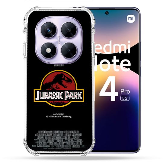 Coque Renforcée Pour Xiaomi Redmi Note 14 PRO 5G Jurassic Park Affiche