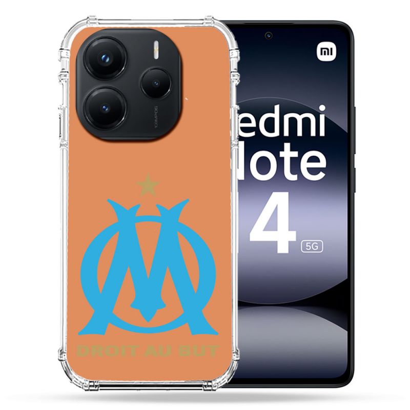 Coque Renforcée Transparente Pour Xiaomi Redmi Note 14 5G Foot Olympique Marseille OM