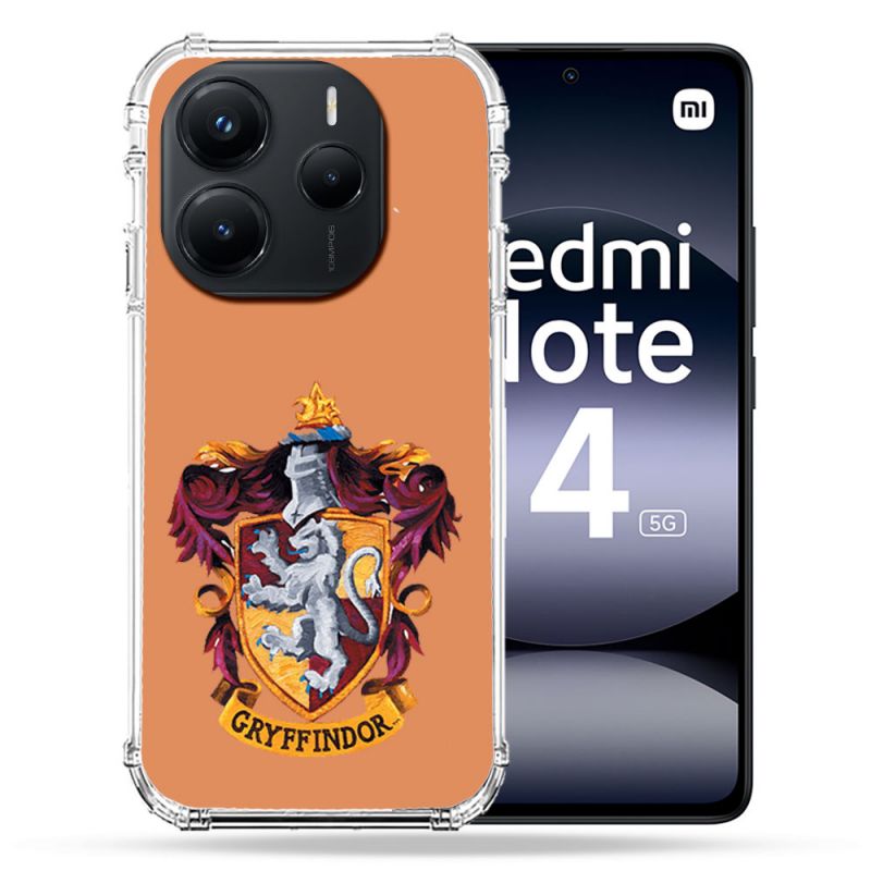 Coque Renforcée Transparente Pour Xiaomi Redmi Note 14 5G Harry Potter Griffindor