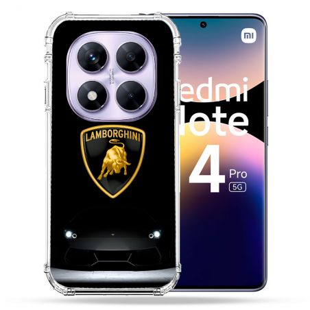Coque Renforcée Pour Xiaomi Redmi Note 14 PRO 5G Lamborghini Noir
