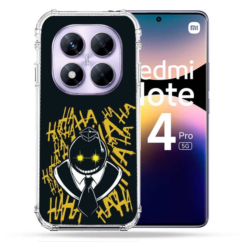 Coque Renforcée Pour Xiaomi Redmi Note 14 PRO 5G Manga Assassination Classroom Kuro Noir