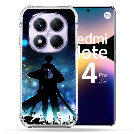 Coque Renforcée Pour Xiaomi Redmi Note 14 PRO 5G Manga Attaque Titans Levi