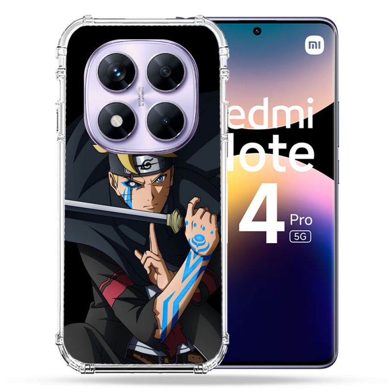 Coque Renforcée Pour Xiaomi Redmi Note 14 PRO 5G Manga Boruto Tatouage