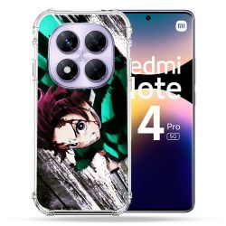 Coque Renforcée Pour Xiaomi Redmi Note 14 PRO 5G Manga Demon Slayer Tanjiro