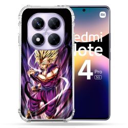 Coque Renforcée Pour Xiaomi Redmi Note 14 PRO 5G Manga Dragon Ball Sangohan Violet