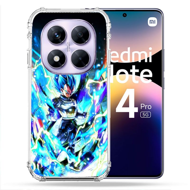 Coque Renforcée Pour Xiaomi Redmi Note 14 PRO 5G Manga Dragon Ball Vegeta Bleu
