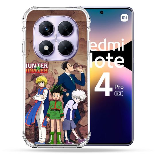 Coque Renforcée Pour Xiaomi Redmi Note 14 PRO 5G Manga Hunter X Hunter Vintage