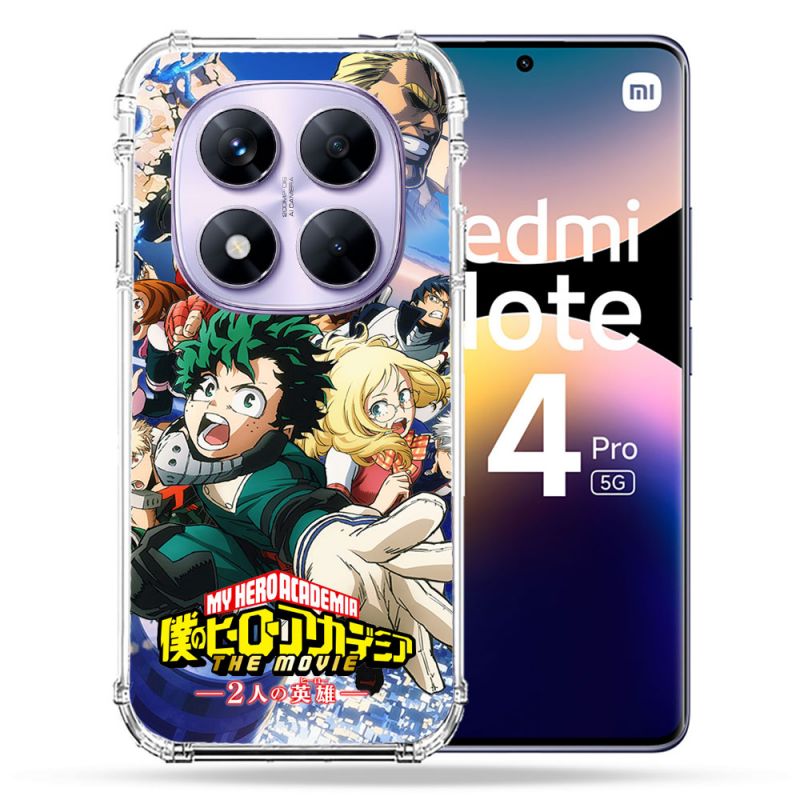 Coque Renforcée Pour Xiaomi Redmi Note 14 PRO 5G Manga My Hero Academia Affiche