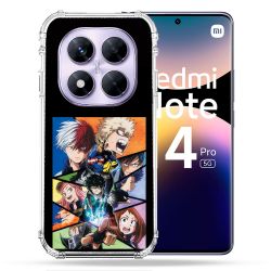 Coque Renforcée Pour Xiaomi Redmi Note 14 PRO 5G Manga My Hero Academia Noir