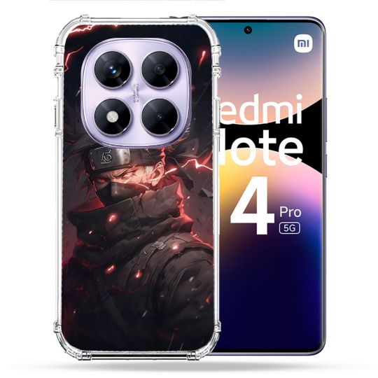 Coque Renforcée Pour Xiaomi Redmi Note 14 PRO 5G Manga Naruto Kakashi Dark