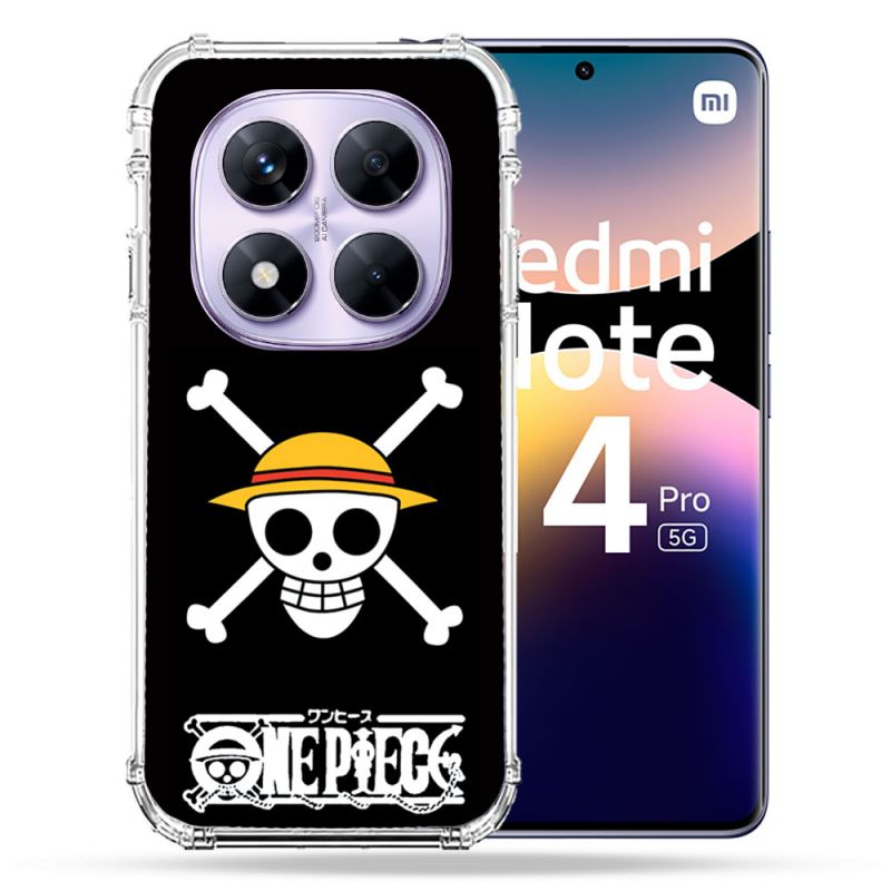 Coque Renforcée Pour Xiaomi Redmi Note 14 PRO 5G Manga One Piece Tete de Mort