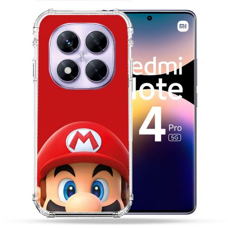 Coque Renforcée Pour Xiaomi Redmi Note 14 PRO 5G Mario Rouge