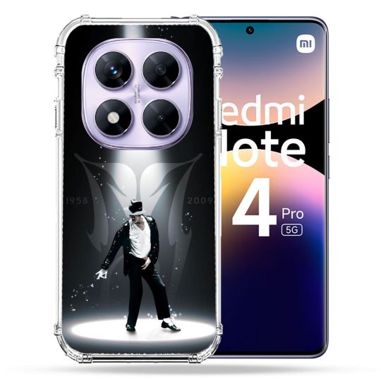 Coque Renforcée Pour Xiaomi Redmi Note 14 PRO 5G Michael Jackson Noir