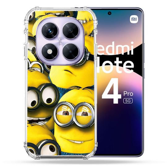 Coque Renforcée Pour Xiaomi Redmi Note 14 PRO 5G Minions Groupe