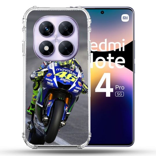 Coque Renforcée Pour Xiaomi Redmi Note 14 PRO 5G Moto Course GP Wheeling 46