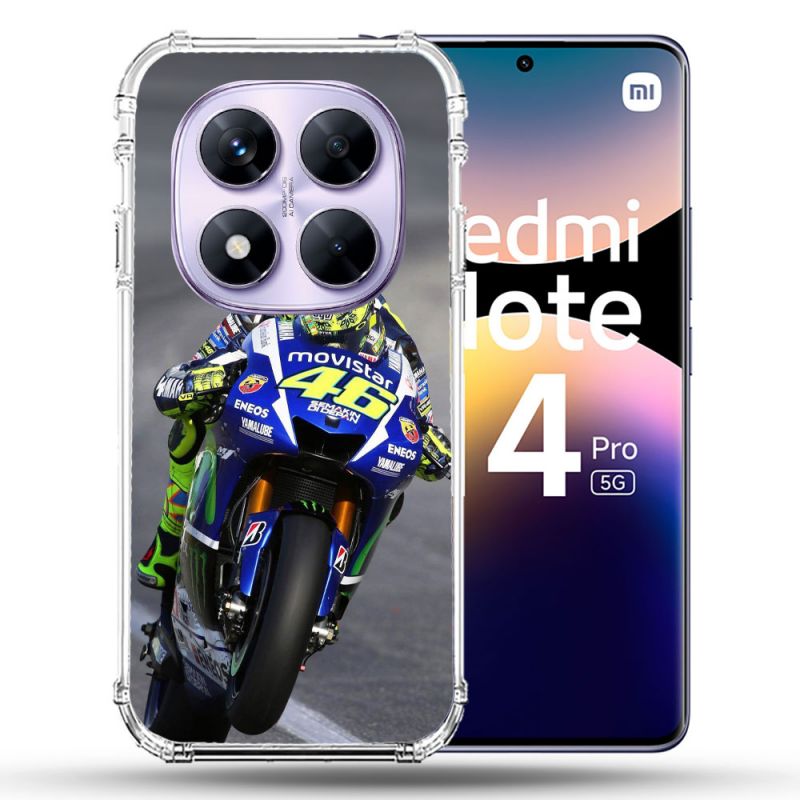 Coque Renforcée Pour Xiaomi Redmi Note 14 PRO 5G Moto Course GP Wheeling 46