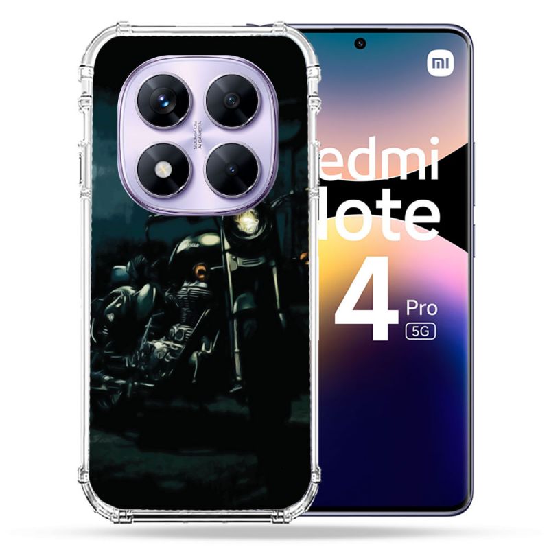 Coque Renforcée Pour Xiaomi Redmi Note 14 PRO 5G Moto Harley Vintage