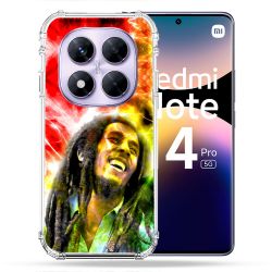 Coque Renforcée Pour Xiaomi Redmi Note 14 PRO 5G Musique Bob Marley Color