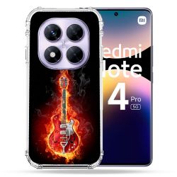 Coque Renforcée Pour Xiaomi Redmi Note 14 PRO 5G Musique Guitare Electrique