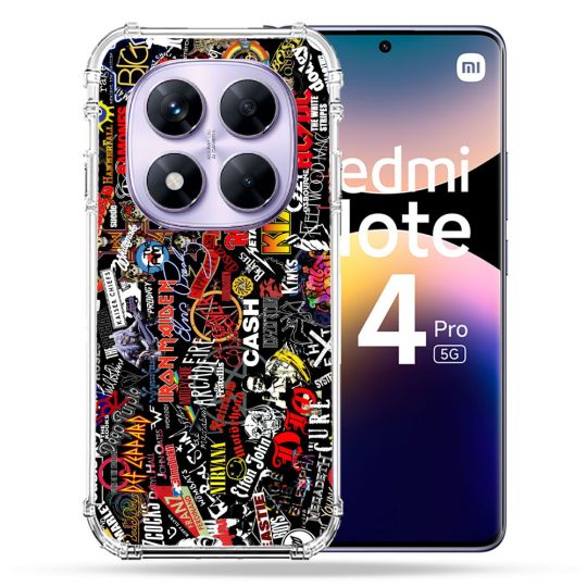 Coque Renforcée Pour Xiaomi Redmi Note 14 PRO 5G Musique Rock Groupe
