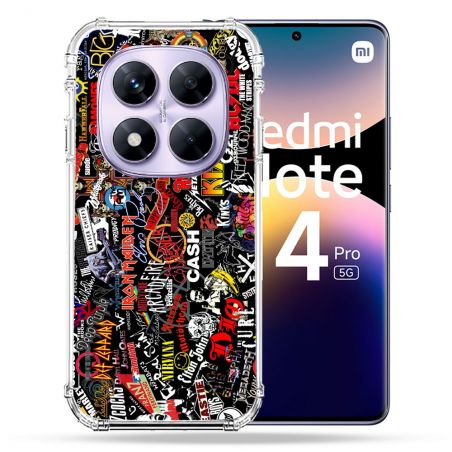 Coque Renforcée Pour Xiaomi Redmi Note 14 PRO 5G Musique Rock Groupe