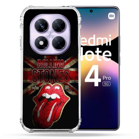 Coque Renforcée Pour Xiaomi Redmi Note 14 PRO 5G Musique Rolling Stones
