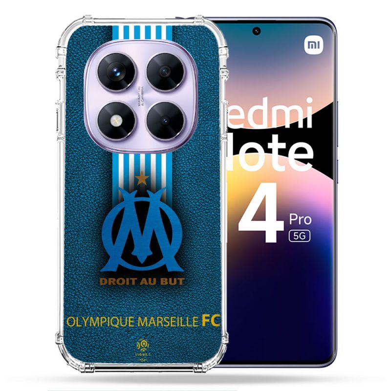 Coque Renforcée Pour Xiaomi Redmi Note 14 PRO 5G Olympique Marseille OM Bande