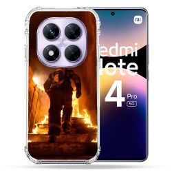 Coque Renforcée Pour Xiaomi Redmi Note 14 PRO 5G Pompier Escalier