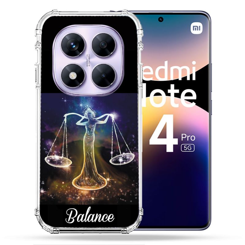 Coque Renforcée Pour Xiaomi Redmi Note 14 PRO 5G Signe Zodiaque 2 Balance